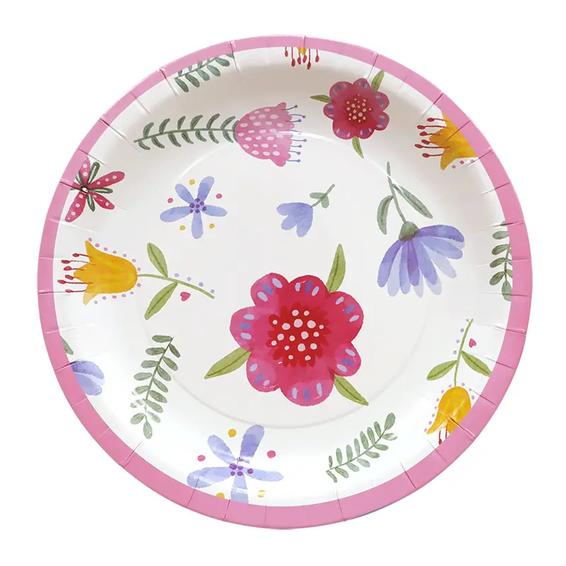 Durable Round Paper Plates